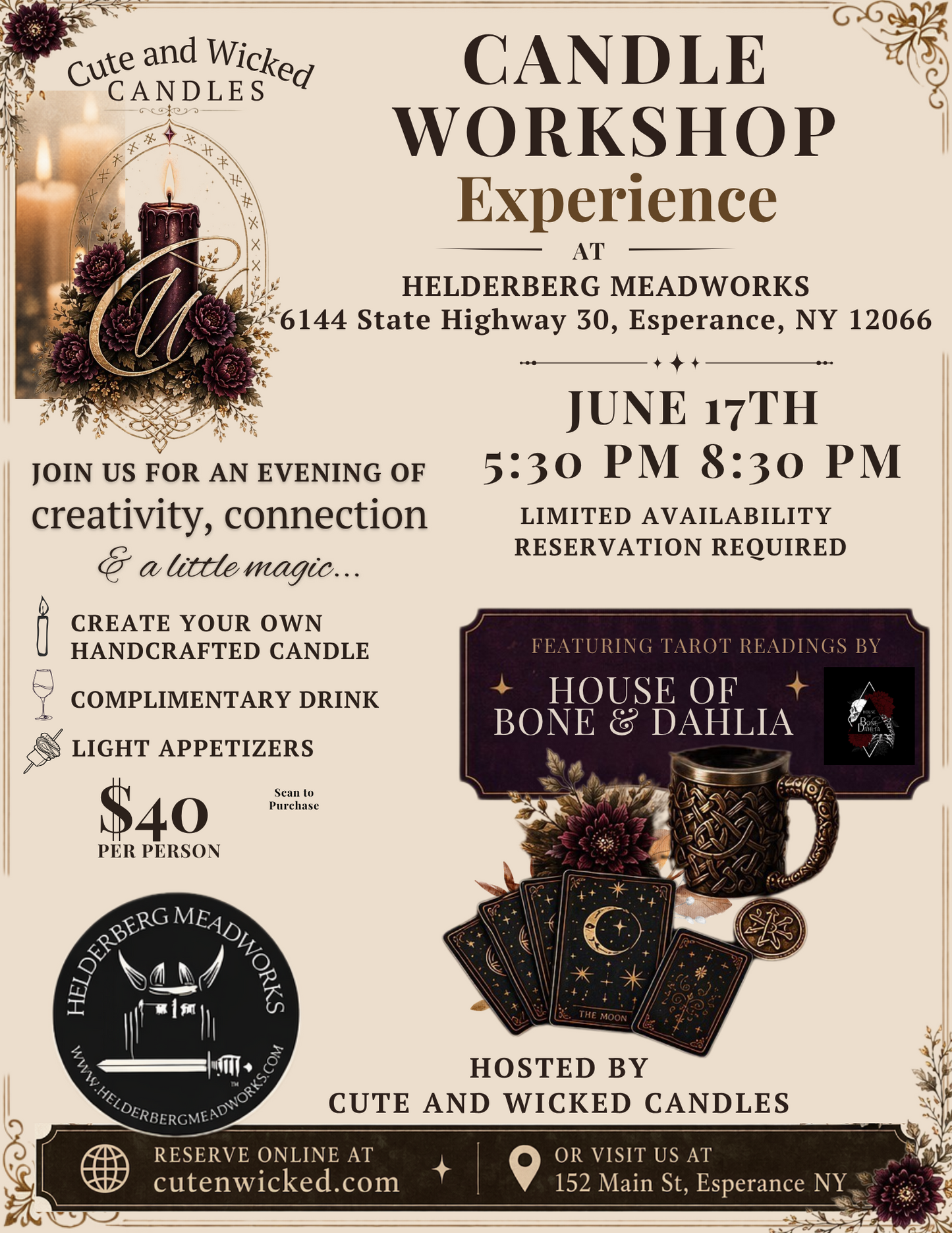 Candle Workshop Experience – June 17th (Helderberg Meadworks)