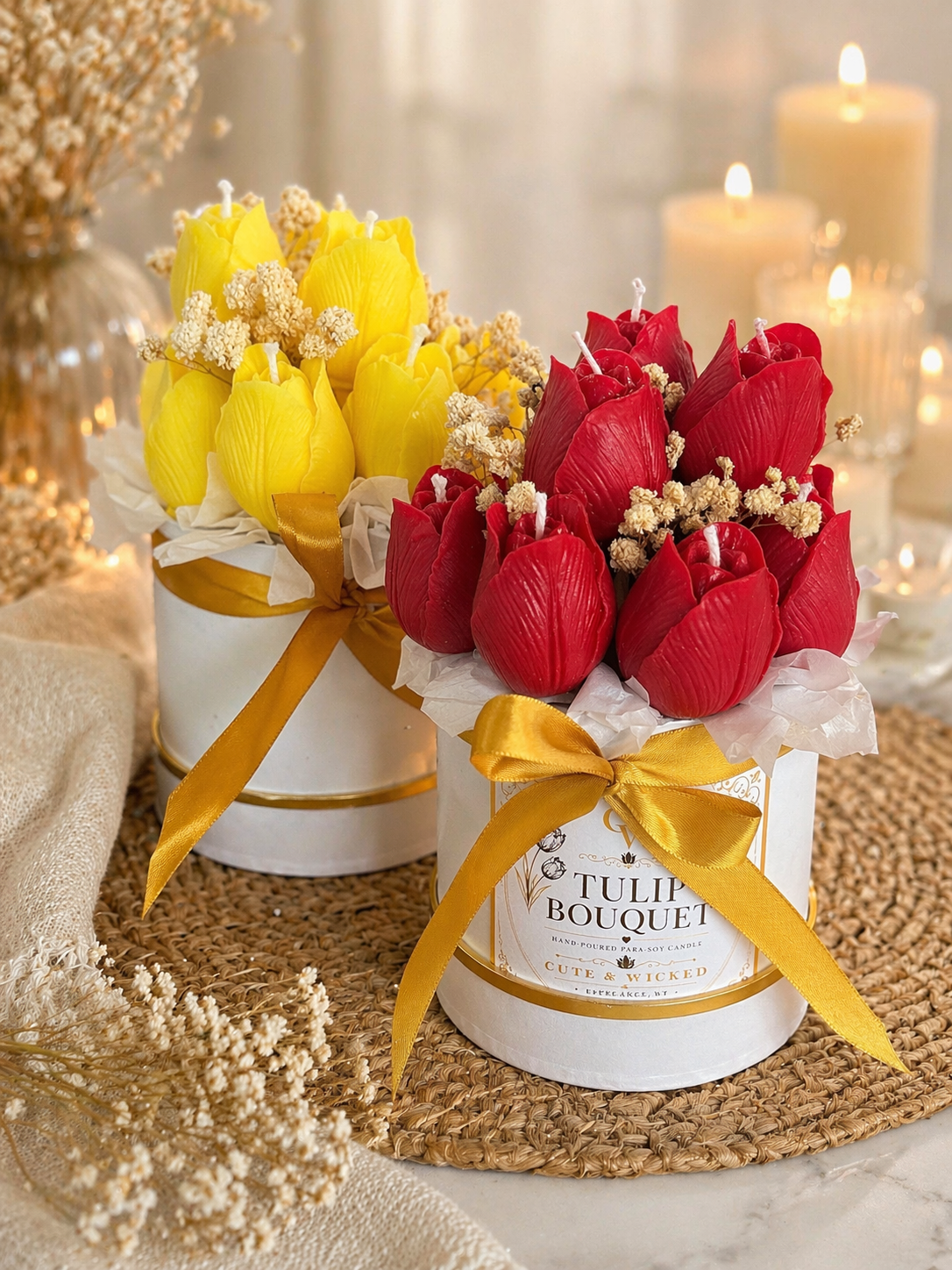 Tulips in Bloom – Tulip Bouquet Candle