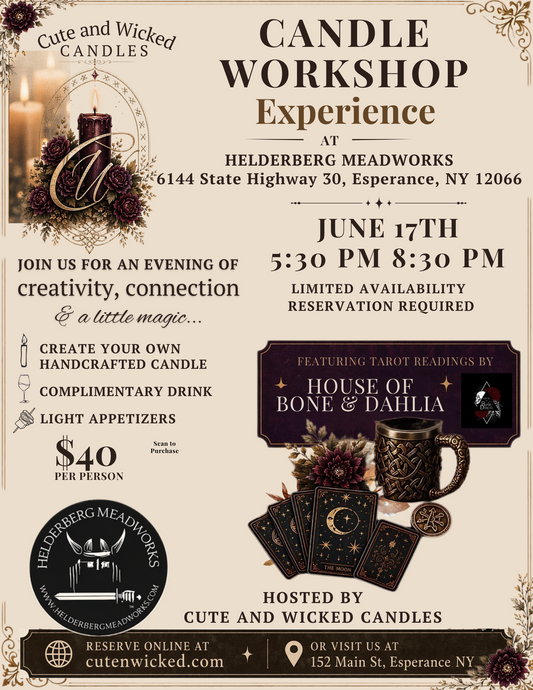 Candle Workshop Experience – June 17th (Helderberg Meadworks)